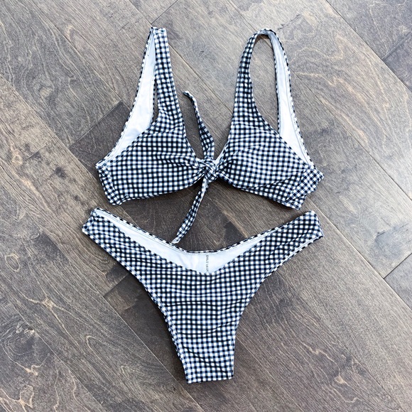 Other - Boutique Gingham Cheeky Bikini